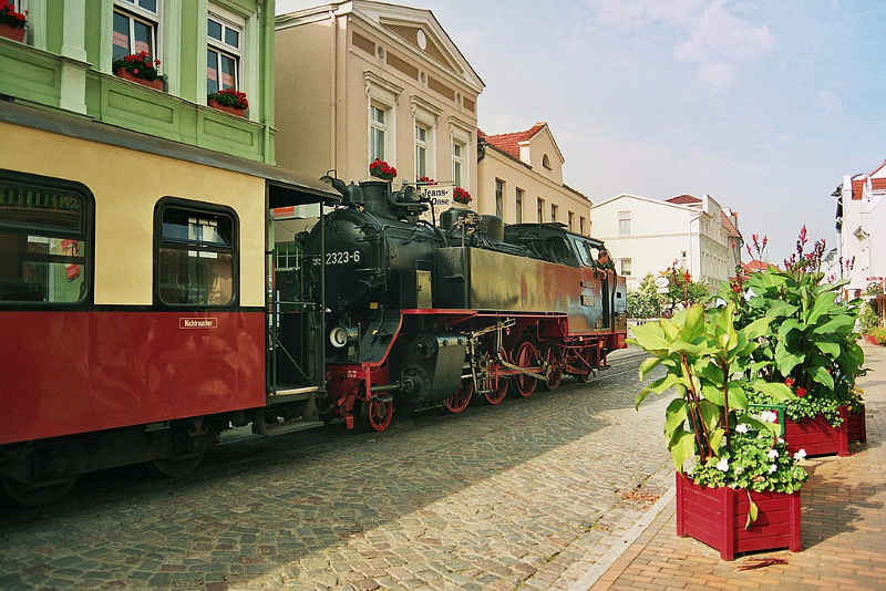 Bäderbahn Molli in Bad Doberan.