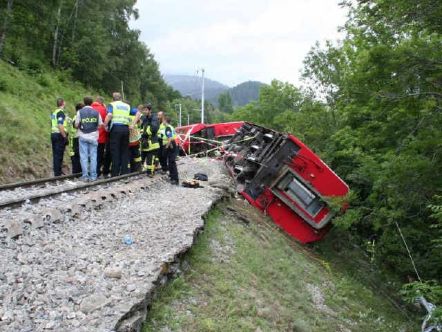 Unglück Glacier Express - Unfall 2010 bei Fiesch