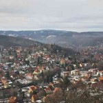 Wernigerode Schloss - Blick auf Brocken