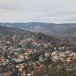 Wernigerode Schloss - Blick auf Brocken