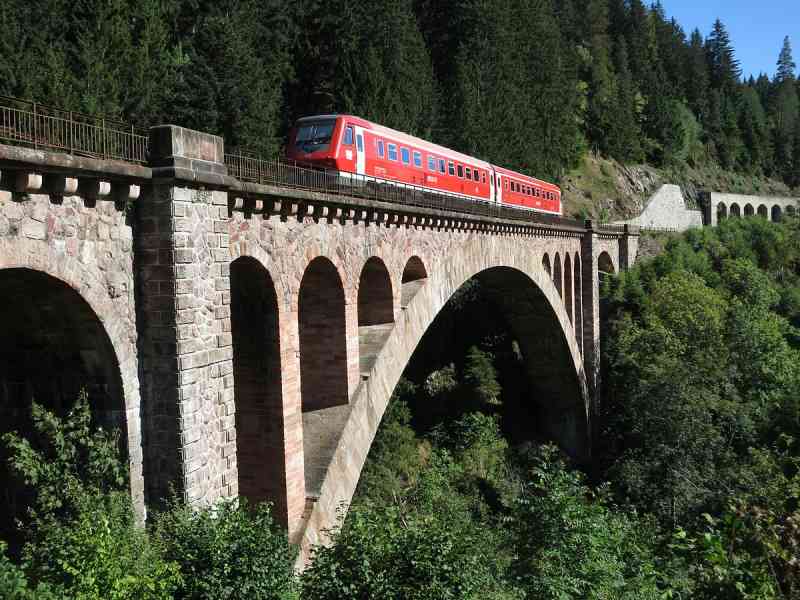 Baden-Württemberg-Ticket Deutsche Bahn - Höllentalbahn Schwarzwald