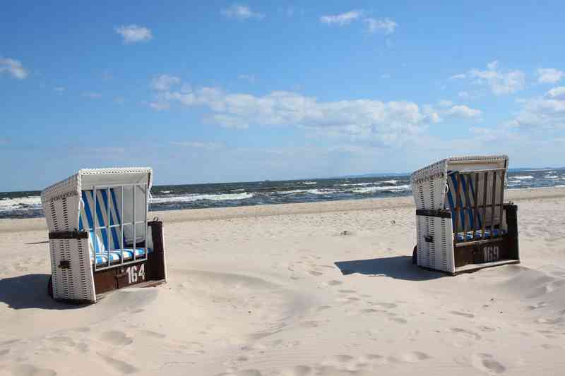 Mecklenburg-Vorpommern-Ticket Deutsche Bahn - Strandkorb Ostsee