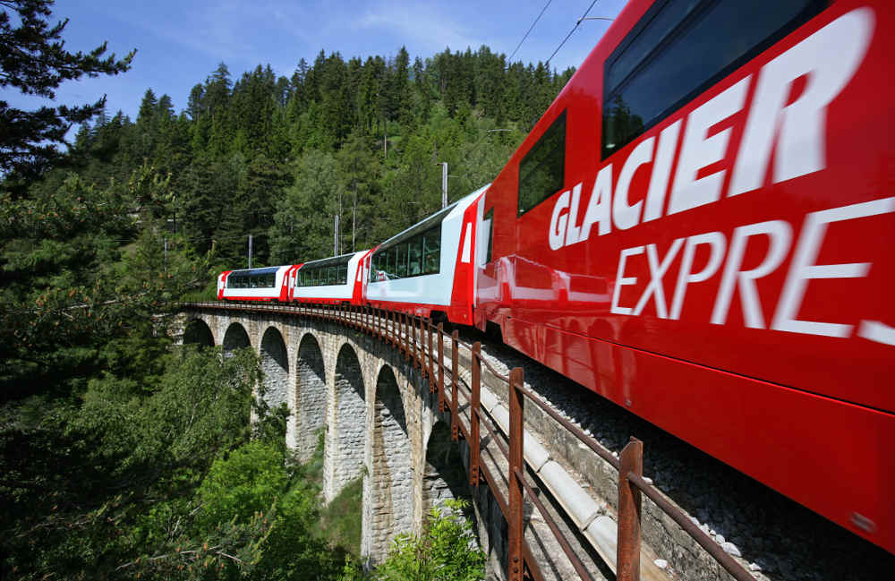 Glacier Express -Laxgrabenviadukt
