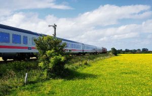 Anreise nach Sylt per IC der Deutschen Bahn