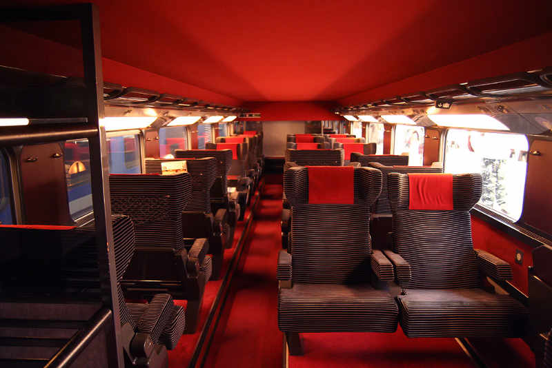 TGV - Erste Klasse im TGV Duplex