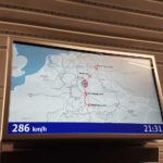 Bahnstrecke Berlin-München - Geschwindigkeitsanzeige