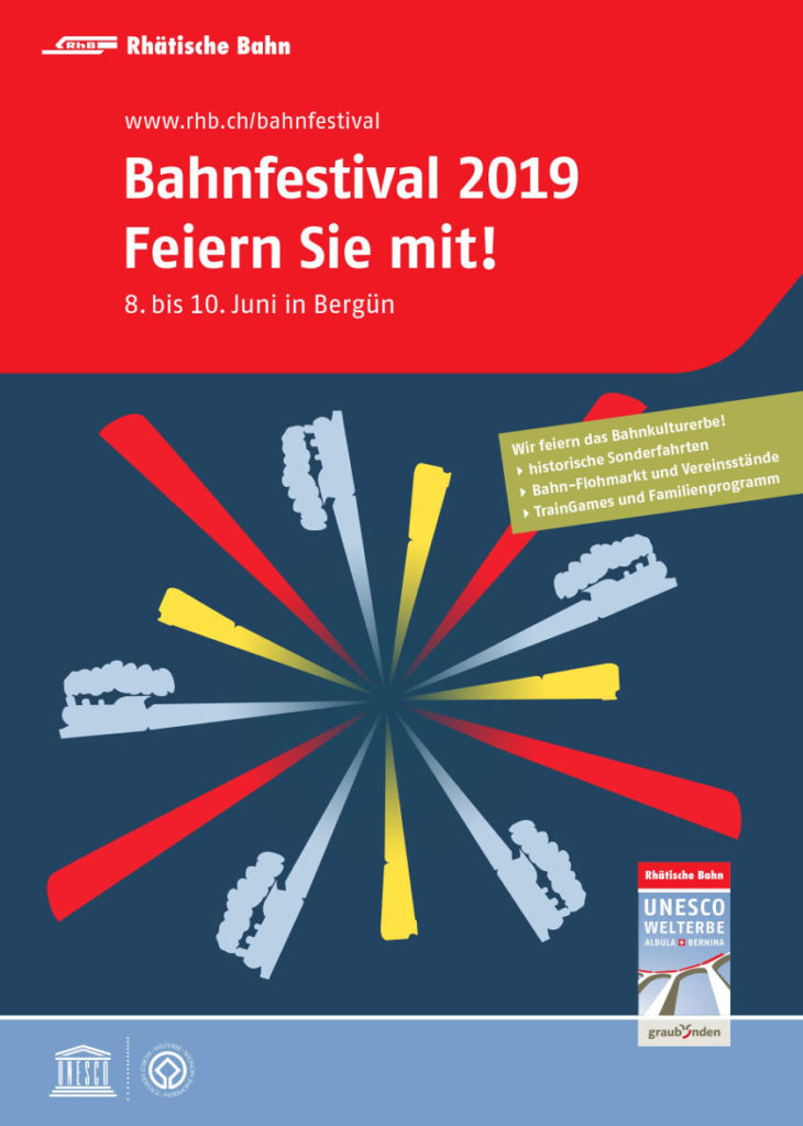 RhB Bahnfestival 2019 - Flyer