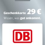 DB Geschenkkarte - Bahnticket-Gutschein von Rewe, Penny, Edeka, Marktkauf & Co.