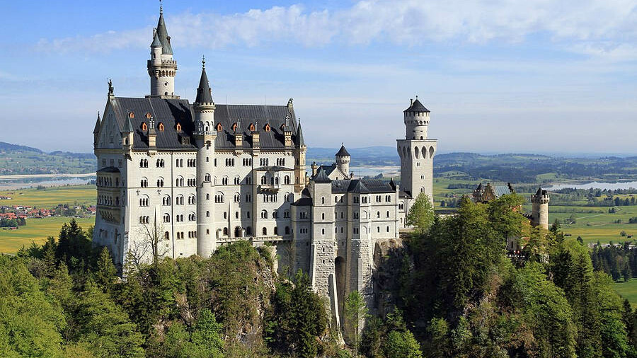 Ällgau per Bahn - Schloss Neuschwanstein im Allgäu