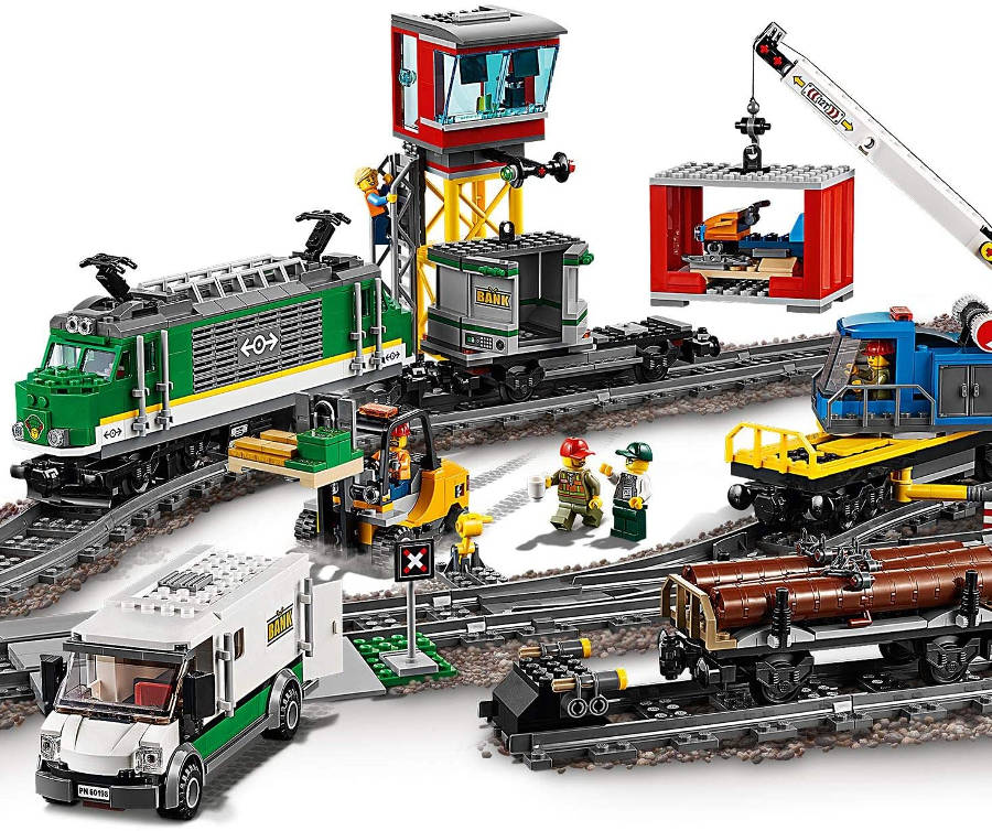 Lego City Eisenbahn 60198 - Güterzug mit Fernsteuerung