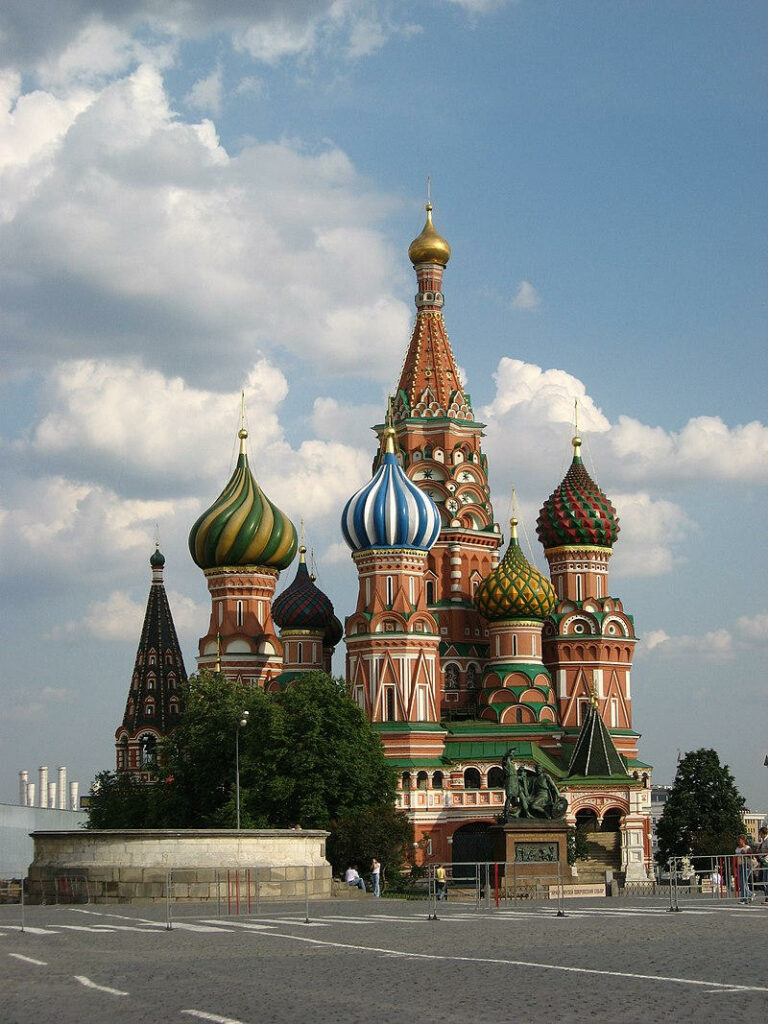 Transsibirische Eisenbahn Zarengold - Basilius-Kathedrale Moskau