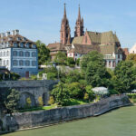 Bahn und Hotel Basel - Münster und Rhein