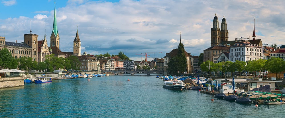 Zürich - Blick von Quaibrücke