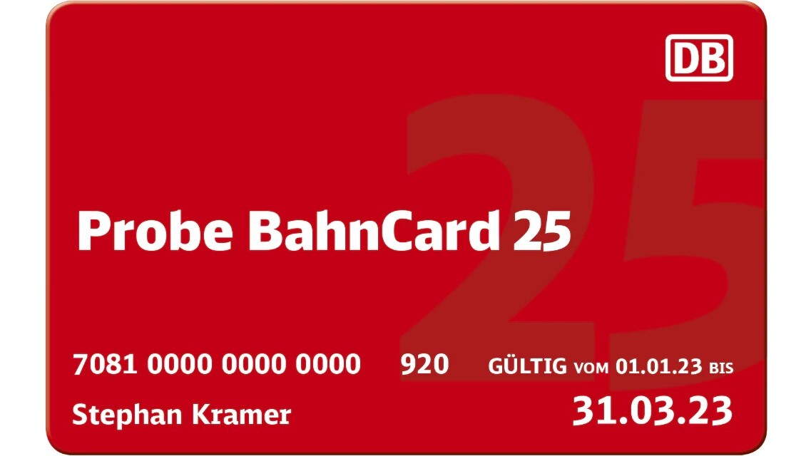 Probe BahnCard