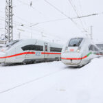 Deutsche Bahn - ICE im Winter in München Hbf