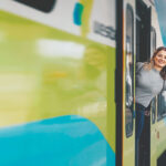 Westbahn - Zug im Bahnhof