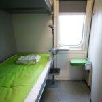 Nachtzug Finnland Abteile - obere Kabine Schlafwagenabteil